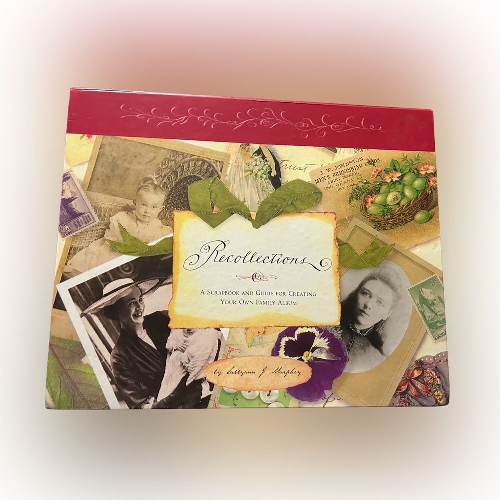 Recollections Scrapbook & Guide for Your Own Family Album by J Murphey NEW